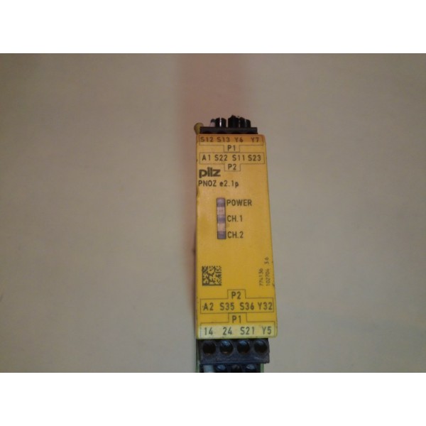 Safety Relay, PNOZ e2.1p 24VDC  2n/0, 774136, Pilz (14 Days Warrenty on Entire Stock)
